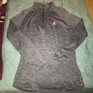 Florida State University dry-fit quarter zip